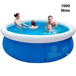 Piscina infantil redonda inflável 1000 litros sun way