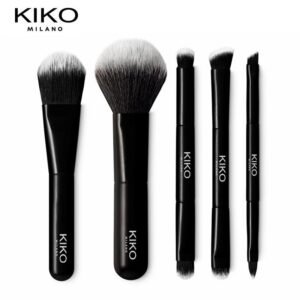 Kiko milano conjunto de pincéis maquiagem / 5pcs+saco organizador