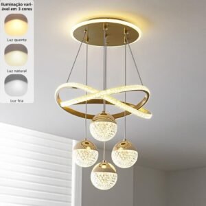 110v-220v 3 cores em 1 lustre de sala estar jantar novo estilo simples moderno quarto cozinha