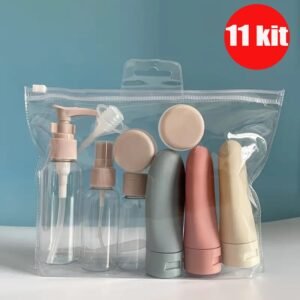 Kit 11 de frascos para viagem conjunto multifuncional peças creme cosméticos -s1