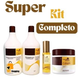 Kit completo shampoo + condicionador máscara e óleo
