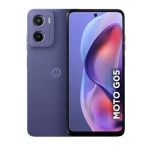 Smartphone motorola moto g05-128gb 12gb (4gb ram + 8gb boost) e camera 50mp com ai bateria de 5200 mah tela 6.7" superbrilho - violeta