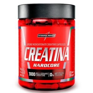 Integralmedica - creatina em cápsulas hardcore 100% pura e monohidratada 60