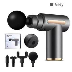 Pistola de massagem elétrica, massageador tecidos profundos anjgg