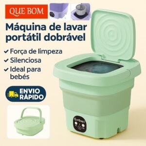 Mini máquina de lavar roupas portátil dobrável com centrífuga elétrica lavadora compacta para viagem bebê e íntim