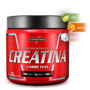 Integralmédica - creatina carbo fuel pote 300g suplemento para força e desempenho muscular