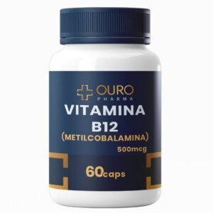 Vitamina b12 500mcg metilcobalamina autêntica 60 ou 120 cápsulas