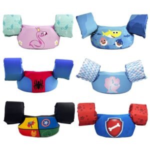 Boia infantil de natação colete flutuante 1 a 6 anos