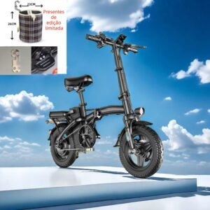 Uma bicicleta elétrica dobrável para a família nuda, adequada trabalho ao ar livre e compras