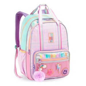 Mochila escolar juvenil rainbow squad feminina 2025 luxo