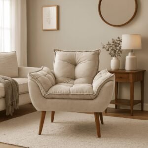 Poltrona decorativa - para sala de estar escritório recepção