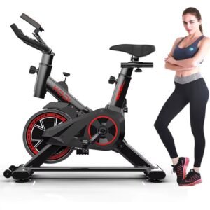 Bicicleta ergométrica spinning profissional academia fitness silenciosa 120kg v3