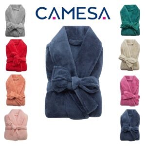 Roupão plush microfibra adulto extra macio unissex várias cores tamanho único