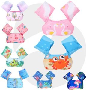 Boia infantil de natação colete flutuante salva vidas não fura