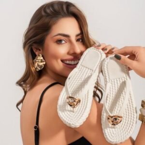 Chinelo feminino marrocos verão praia macio confortavel lançamento
