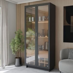 Cristaleira guanabara 2 portas 1 gaveta - colibri