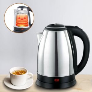 Chaleira elétrica inox 1,8l 110v térmica café chá água quente desligamento automático ferve rápido