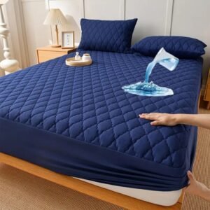 Protetor lençol ajustável impermeável avulso para colchão berço, solteiro, casal, queen e king