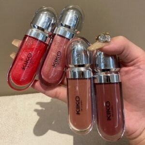 Kiko lip 6.5ml/3d hydra lipgloss/hidratado qualidade da água/longa duração não queda