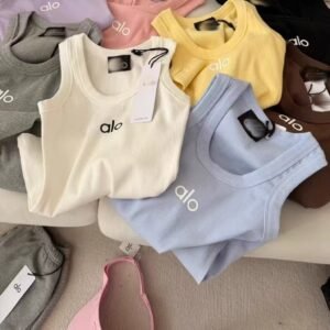 High-end sentimento curto sem mangas corpo esportes all-match colete de fitness superior pele-amigável respirável yoga t