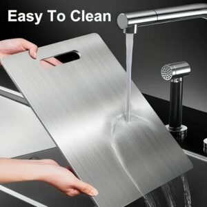 Tábua de corte 304 aço inoxidável antibacteriana à prova mofo 46 cm cozinha