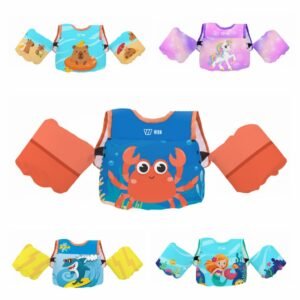 Boia colete salva-vidas infantil flutuador não fura até 25kg kids - segurança para piscina e praia (várias estampas)