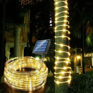 300led corda solar luz de tira ao ar livre à prova dwaterproof água fadas cordas decoração natal para jardim gramado árvore quintal cerca caminho