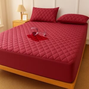 Capa protetora impermeável colchão matelada cama berço, solteiro, casal, queen e king com elástico