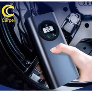 Compressor detector de ar portatil recarregavél com fio sem digital usb calibrador pneu carro automóvel