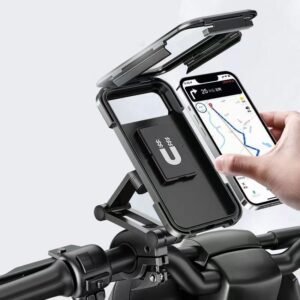 Suporte bike moto capa celular touch impermeável