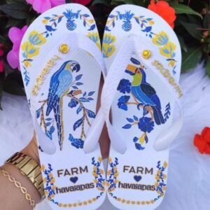 ⚡ chinelo arara azul🐦 com variações | super conforto + estilo tropical🏝️ estoque limitado