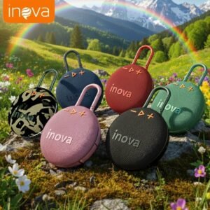 Inova caixa de som bluetooth go5 ip67, à prova d'água, autonomia até 7 horas wireless 5.4 speaker portátil