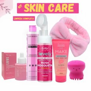 Kit skin care completo limpeza de pele profunda