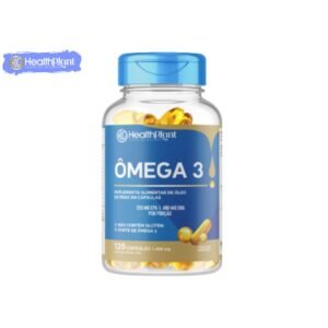 Suplemento alimentar em cápsulas ômega 3 óleo de peixe ácido elcosapentanoico