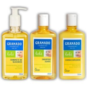 Kit granado bebê shampoo condicionador sabonete líquido novo