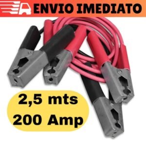 Cabo de transferência para chupeta carga bateria carro veículos com 2,5m 200amp 12v