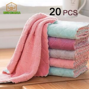 5/10/20 peças pano absorvente anti óleo para cozinha /pano de microfibra /toalha limpeza cozinha/toalha mesa