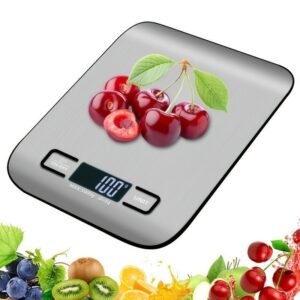 Balança de cozinha digital inox 10kg