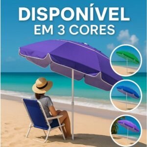 Guarda sol gigante 2,40m articulado praia piscina respirável uv sombrinha grande para verão