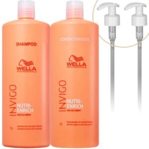 Kit wella pro invigoo enrich shampoo 1l + condicionador 1ll