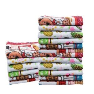 Kit 10 panos de copa prato atoalhado 55cm x 38cm felpudo limpeza