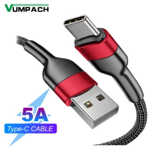 Vumpach rápido usb c tipo cabo de dados carregamento carregador para samsung s21 s20 a51 xiaomi mi 10 redmi note 9s 8