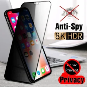 Protetor de tela privacidade cobertura completa para iphone 11 12 13 14 15 pro max 8 plus melhor vidro anti-espião 8k 16 xr xs