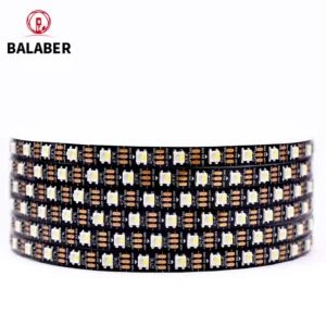 Sk6812 dc 12v rgbw rgbww 5050smd individualmente endereçável 30/60/144 leds/m ip30/65/67 fio pcb preto/branco 1-5 metros