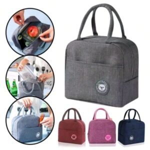 Festa junina bolsa térmica unisex porta marmita lanche bedida estudante portátil envio aleatório