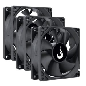 Kit cooler fan rise mode black 80mm molex gabinete pc