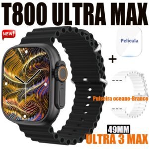 2026 t800 ultra 3 max nfc mais recente smartwatch relógio inteligente série iwo 10 2.19 polegadas