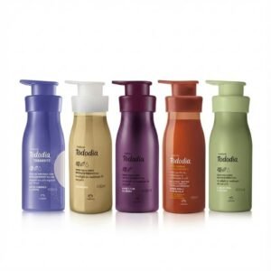 Hidratante corporal natura todo dia 400ml macadâmia camomila lavanda amora caju pêra melissa