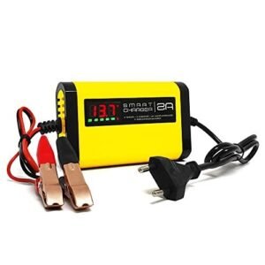 Carregador de bateria p/ carro moto com indicador carga