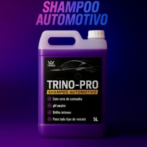 Shampoo com cera de carnaúba ph neutro para lavagem carro e moto xampu automotivo
